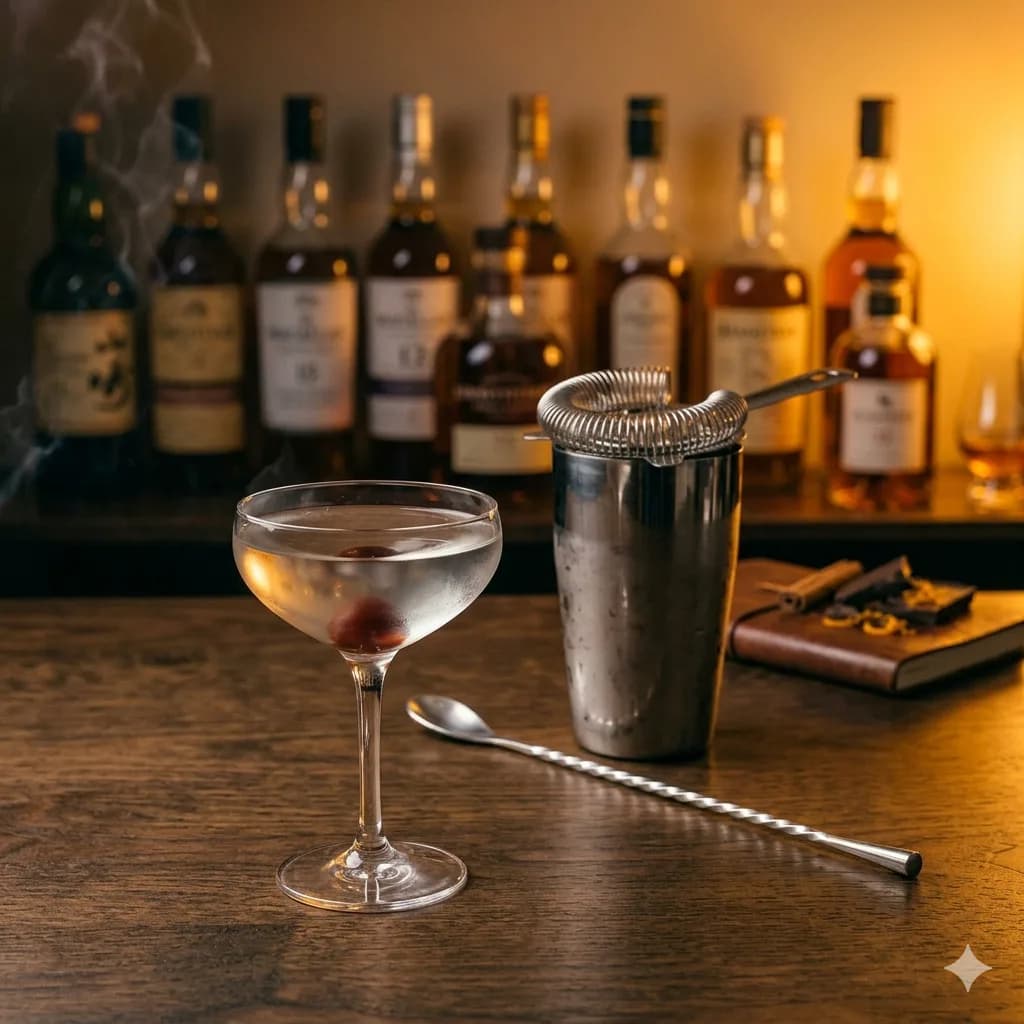 The Home Bar Playbook — 12 bottles, 6 tools, 20 cocktails. That's all you need.