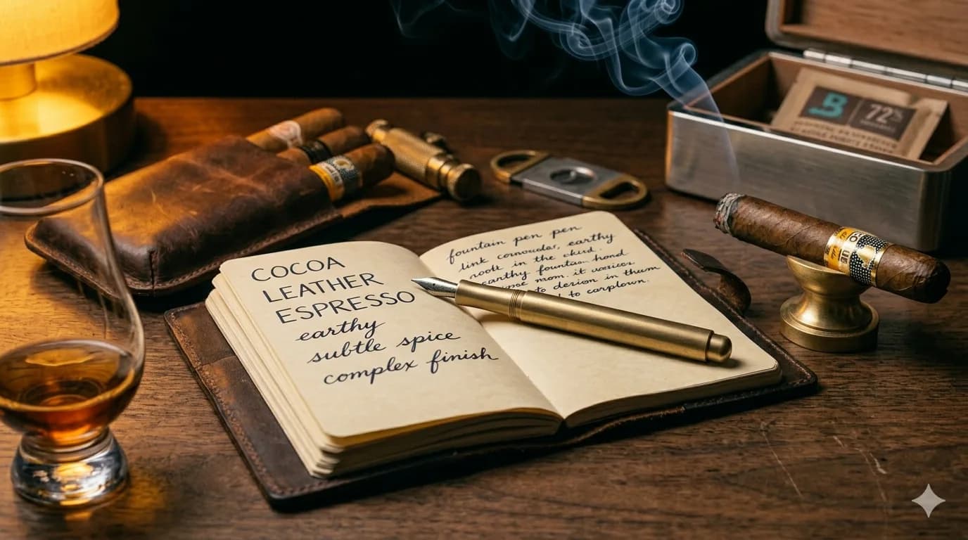 Tasting & Vocabulary — The three-act framework and a 25-word vocabulary worth keeping.