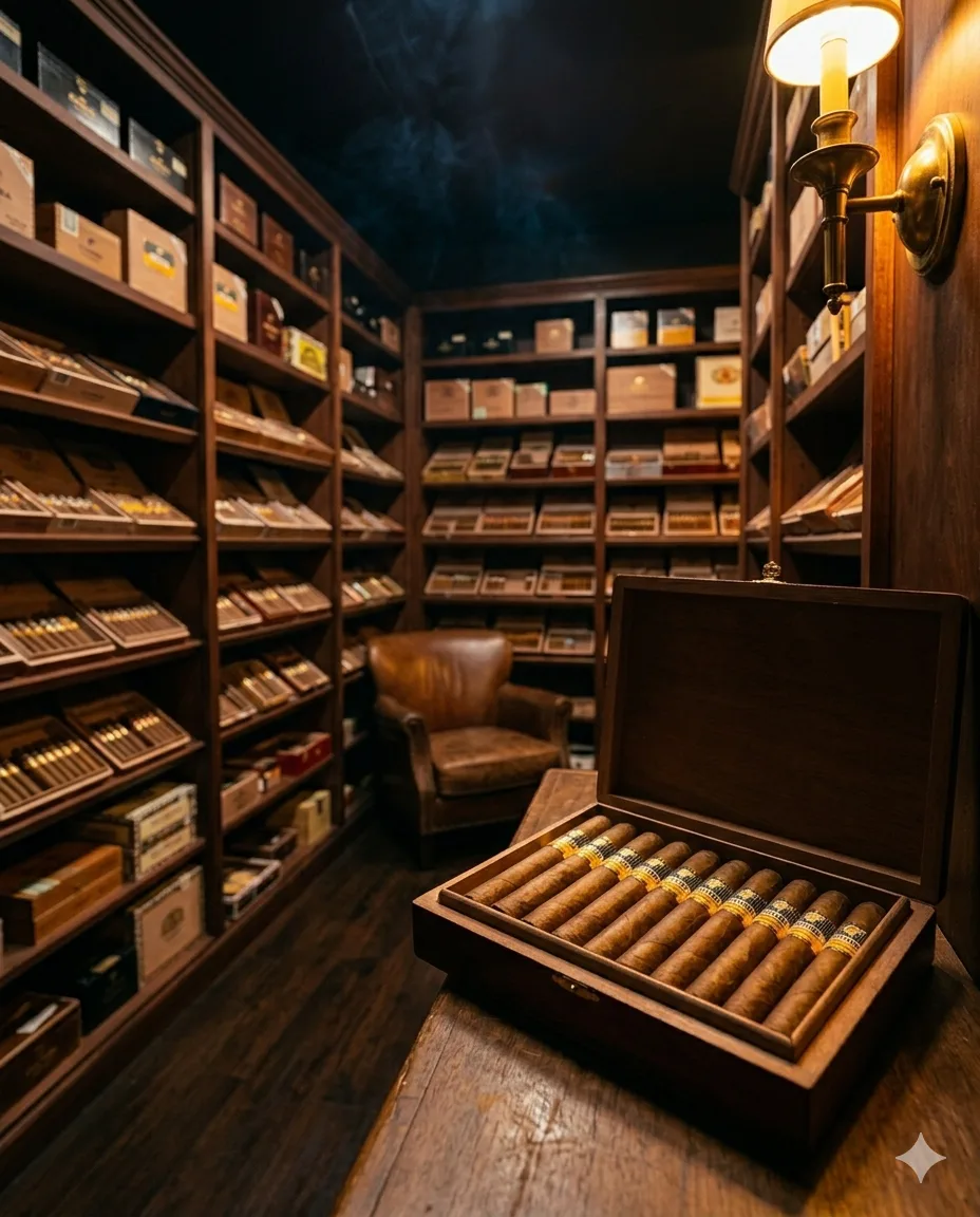 Shopping & Building Your Stash — B&Ms, online retailers, the Cuban question, and the 25-cigar starter humidor.
