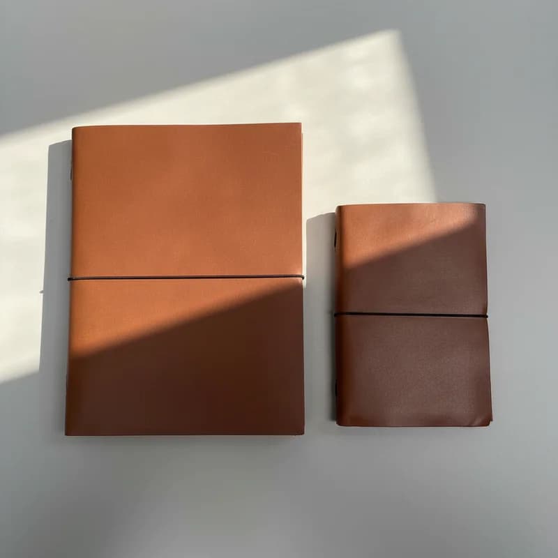 Soothi Artisan Traveler's Leather Folio vegetable-tanned handmade