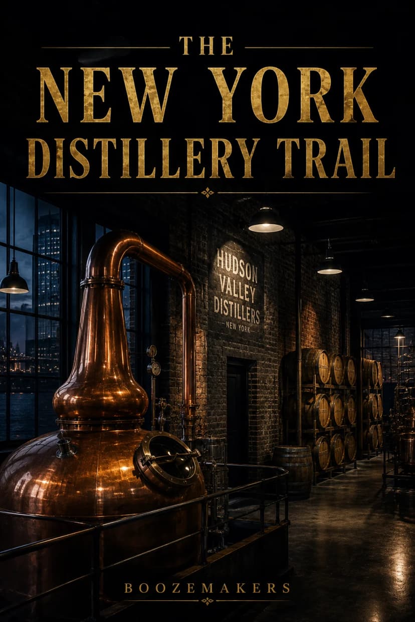 The New York Distillery Trail 4-Day Itinerary — printable PDF cover