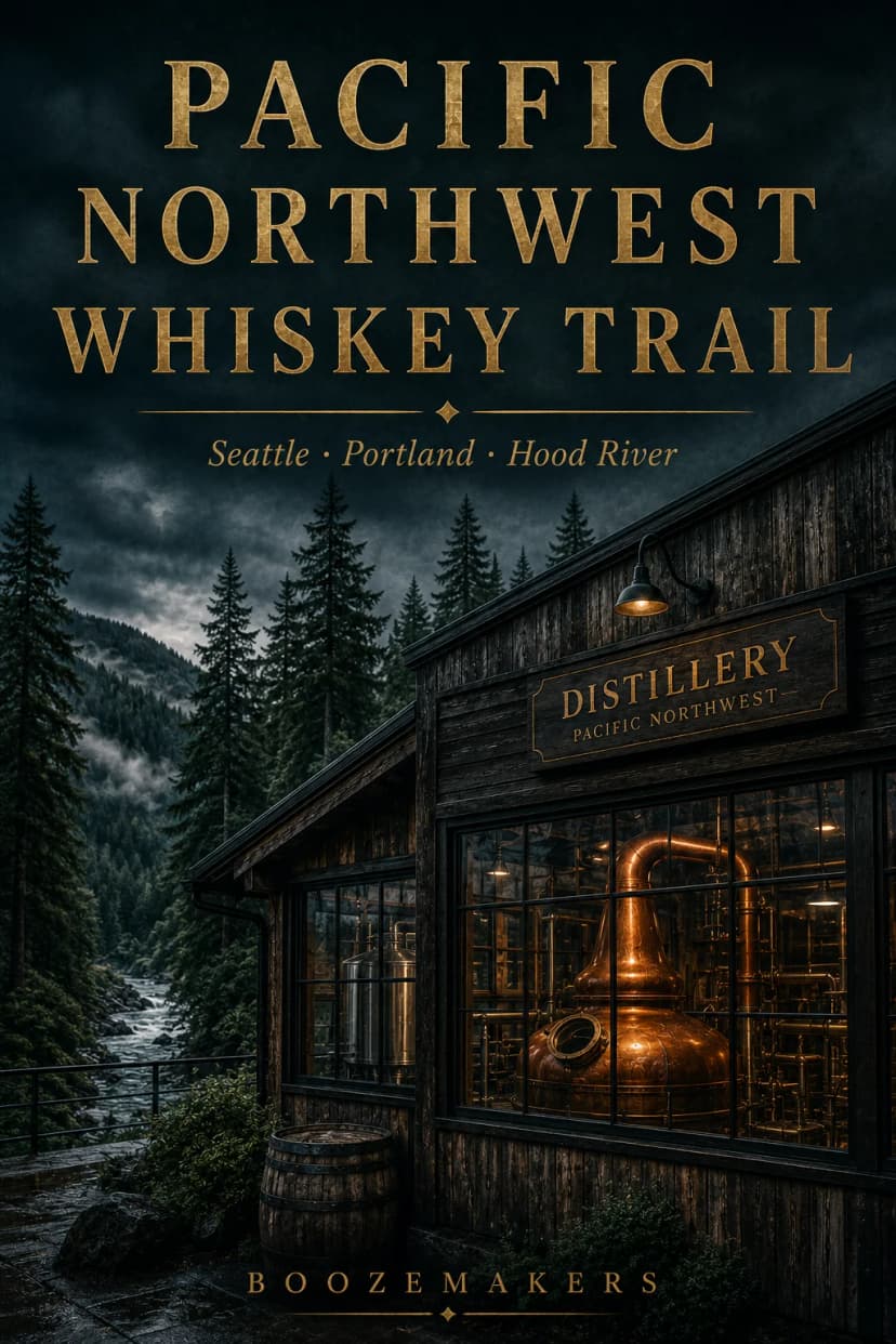 The Pacific Northwest Whiskey Trail 4-Day Itinerary — printable PDF cover