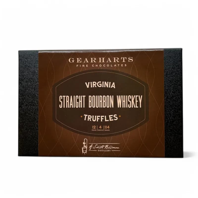 Gearharts Virginia Straight Bourbon Whiskey Truffles box