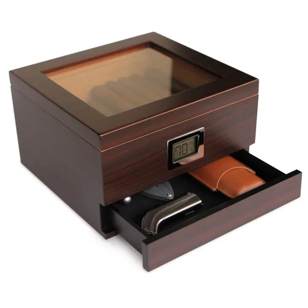 Case Elegance Renzo Glass-Top Humidor