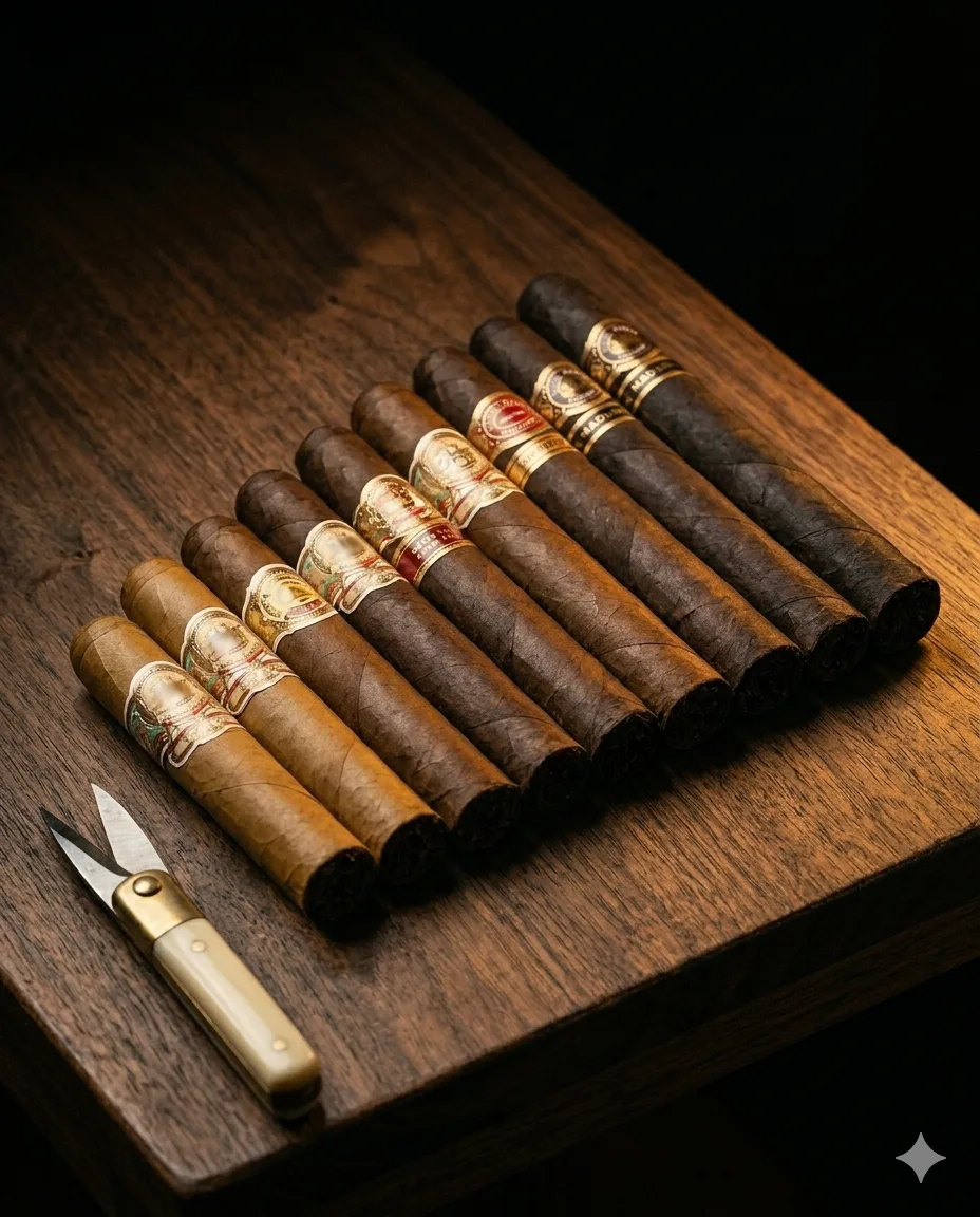 Your First Ten Cigars — A curated journey from Macanudo to Liga Privada.