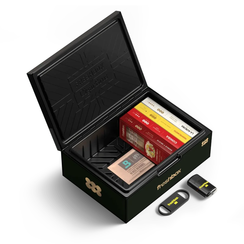 FreshBox by CigarBros desktop humidor Collector Series