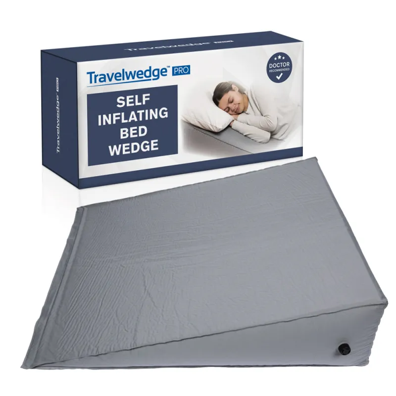 Travelwedge Pro self-inflating bed wedge for travel