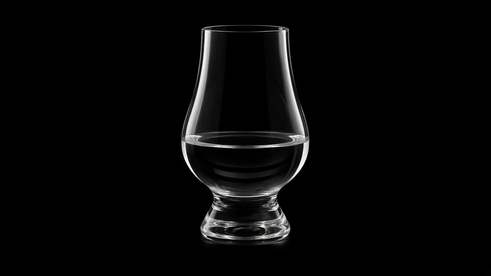 A glass of clear new-make spirit